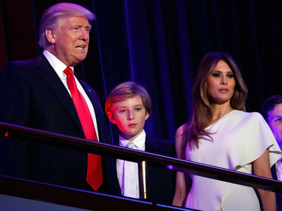 Barron Trump, the youngest child of President Donald Trump