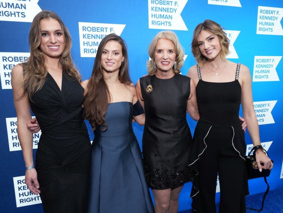 Mariah Kennedy-Cuomo, Cara Kennedy-Cuomo, Kerry Kennedy and Michaela Kennedy-Cuomo attend the 2022 Robert F. Kennedy Human Rights Ripple of Hope Gala