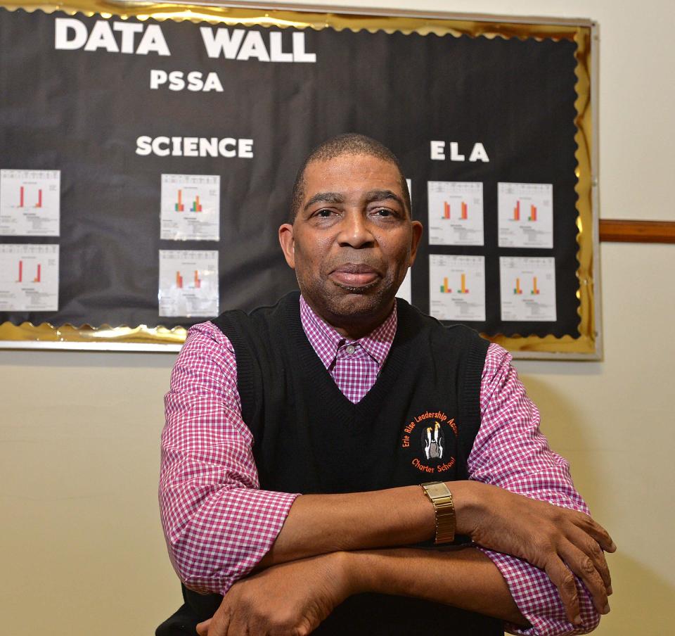 Terry Lang was CEO of Erie Rise Leadership Academy Charter School from June 2015 until the school's board abruptly fired him in April 2020. Erie Rise has yet to hire a new CEO. A parent, Ruth Lanzo, said the school declined after Lang left.