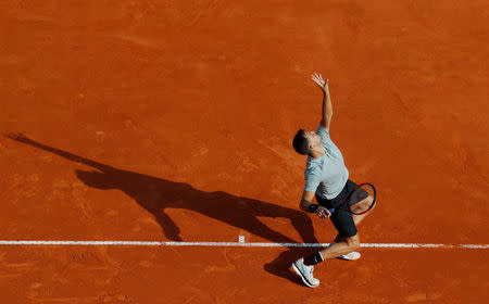 Tennis - ATP - Monte Carlo Masters - Monte-Carlo Country Club, Monte Carlo, Monaco - April 17, 2018 Bulgaria's Grigor Dimitrov in action during his second round match against Pierre-Hugues Herbert of France REUTERS/Eric Gaillard