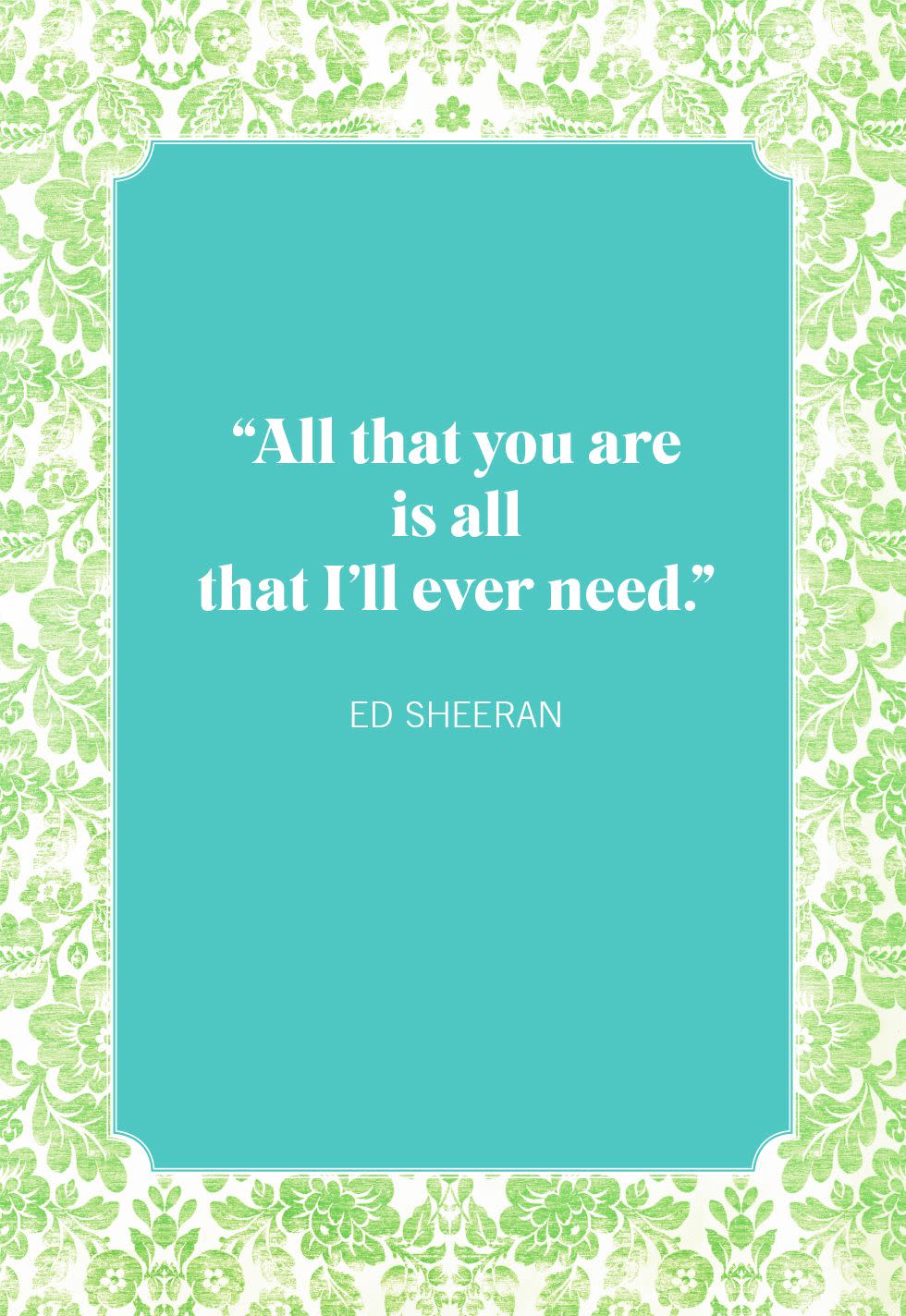 love quotes ed sheeran