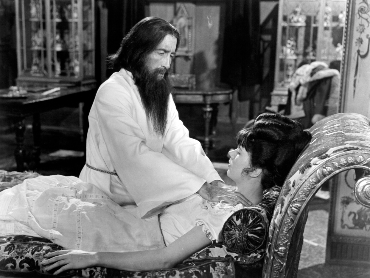 Christopher Lee and Barbara Shelley in Rasputin, The Mad Monk (Credit: 20th Century Fox/Hammer)