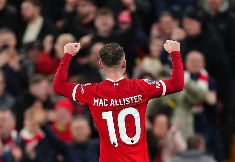 Alexis Mac Allister maneja los hilos de un Liverpool que sueña con ganar la Premier League