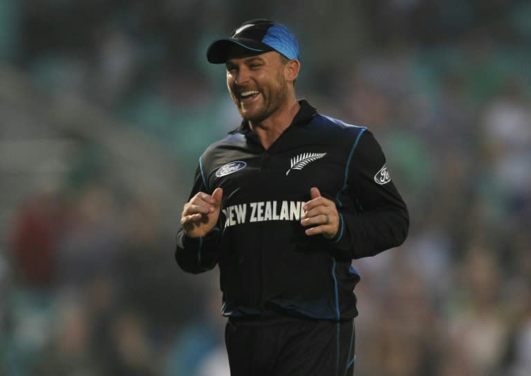 New Zealand captain Brendon McCullum, seen here in action during a one day international against England at The Oval in London in June 2015, was not named in the Black Caps' squad for next month's limited-overs tour of Zimbabwe and South Africa