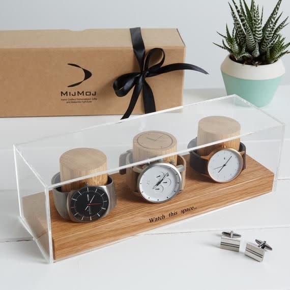 21) Personalized Triple Watch Stand