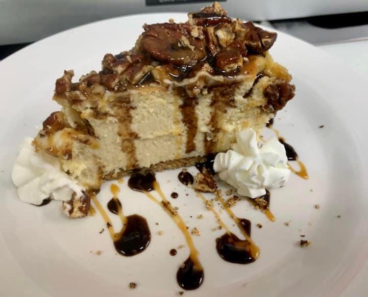 The daily cheesecake special is one of the popular items at The Sea Biscuit Café at 3370 Stone Chimney Road 
 in Supply, N.C.