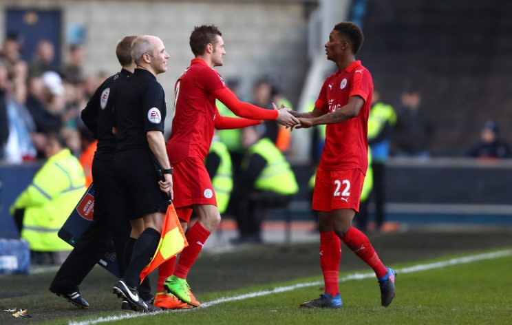 Jamie Vardy's inclusion wasn't so popular with the home fans