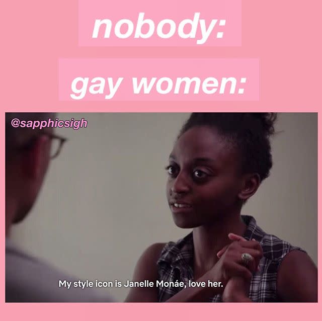 16) Lesbian memes