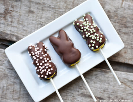 Chocolate-Dipped Peeps