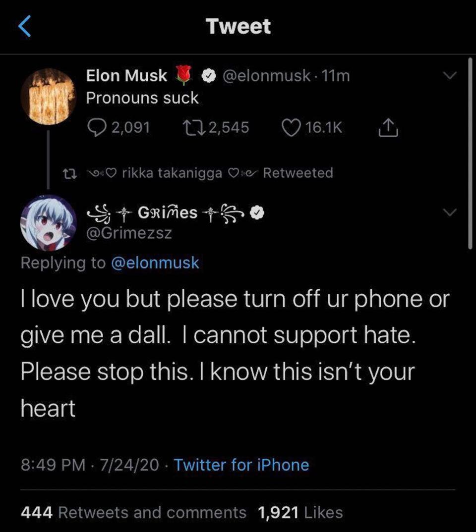 Elon Musk Grimes