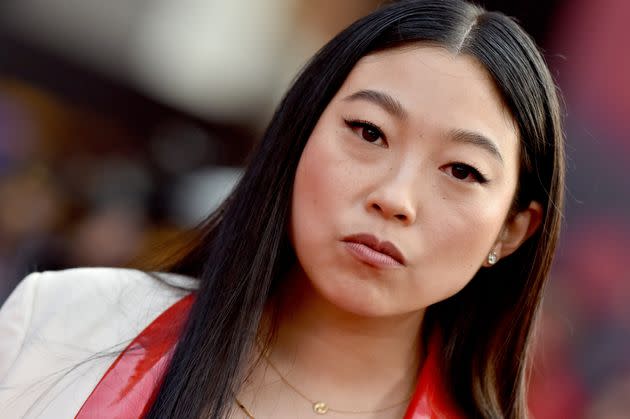 Awkwafina attends Disney's premiere of 