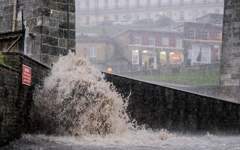 Choppy water in Scarborough on Wednesday afternoon - Credit: TONY BARTHOLOMEW