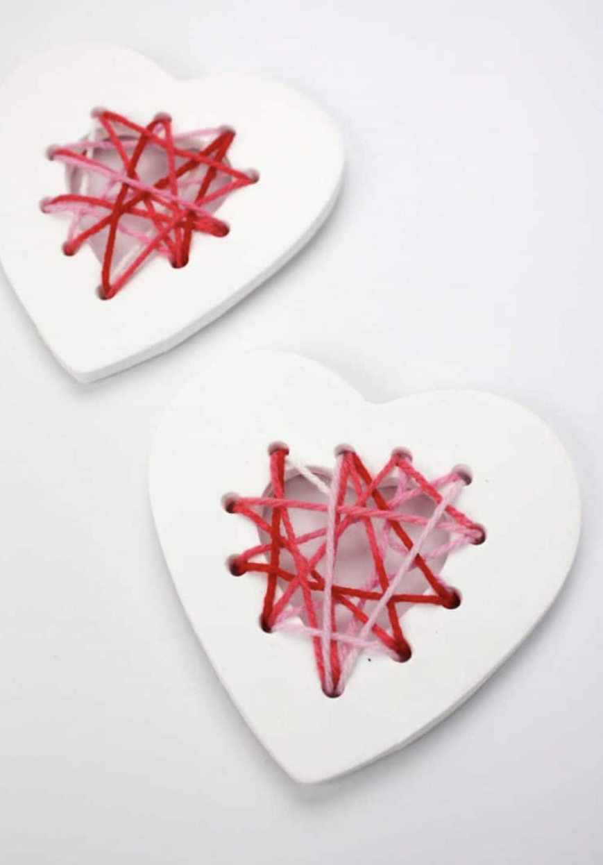 Air Dry Clay Hearts