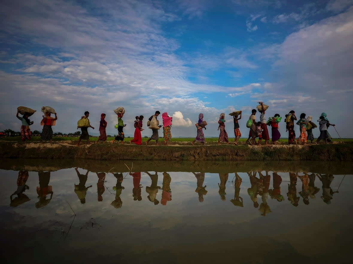 More than 730,000 Rohingya refugees fled Myanmar's Rakhine state to Bangladesh in the months following a brutal military crackdown on the ethnic minority group in 2017.   (Hannah McKay/Reuters - image credit)