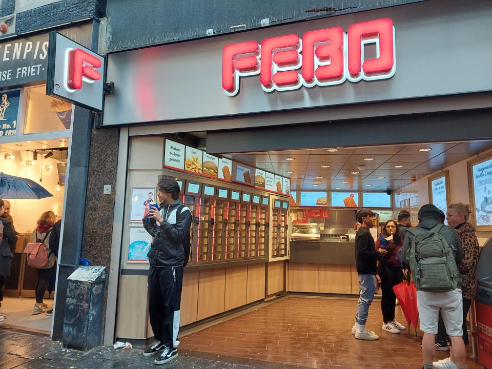 A FEBO store in Amsterdam