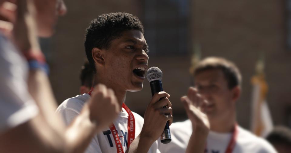 René Otero navigates internal infighting, impeachment motions and racist attacks as a Nationalist party chairman in "Boys State."