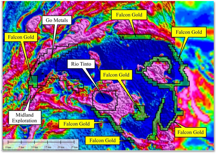 Falcon Gold Corp, Tuesday, October 4, 2022, Press release picture