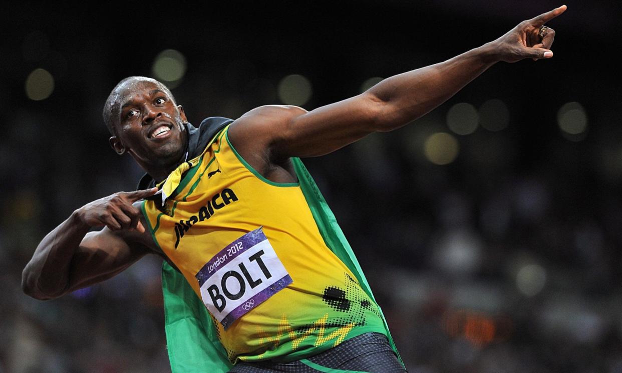 <span>Examples of people with aptronyms include athletes such as Usain Bolt, the WNBA star Aerial Powers and the baseball pitcher Brad Hand.</span><span>Photograph: Martin Rickett/PA</span>