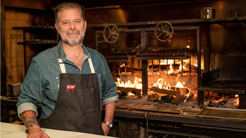 Manion’s wood-fired cooking pairs nicely with some Malbec.