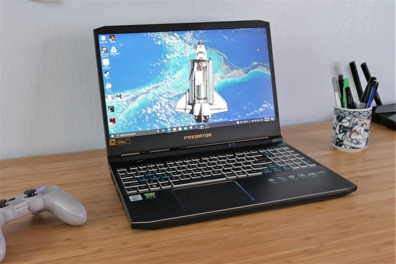The Acer Predator Helios 300 Gaming Laptop.