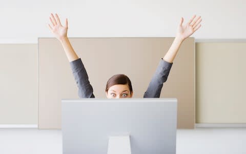 When you pluck up the courage to check your bank balance - Credit: Getty Images