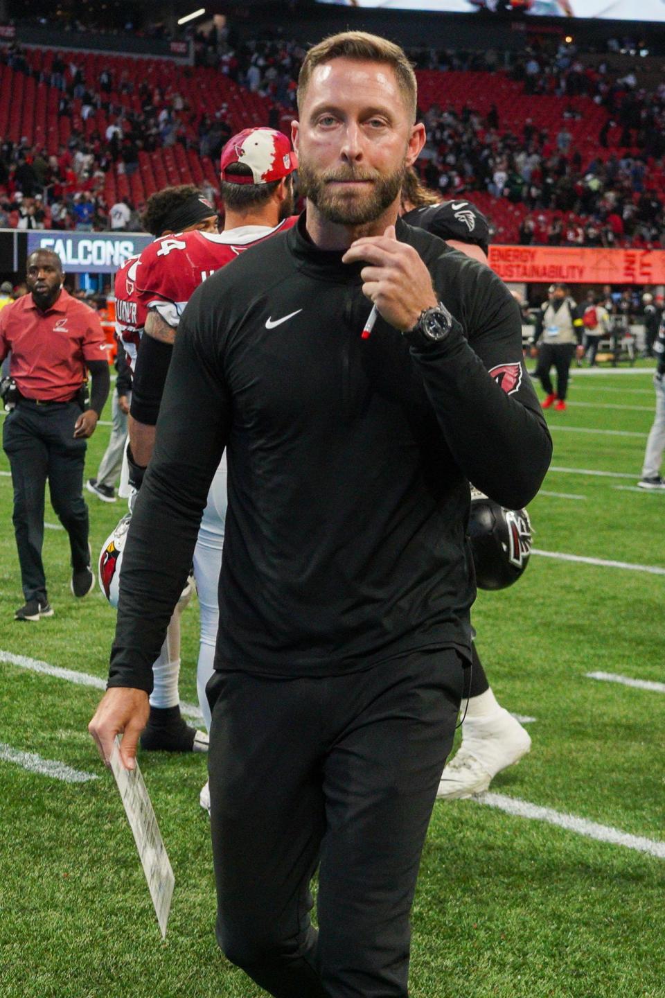 Kliff Kingsbury was fired by the Arizona Cardinals after the season.