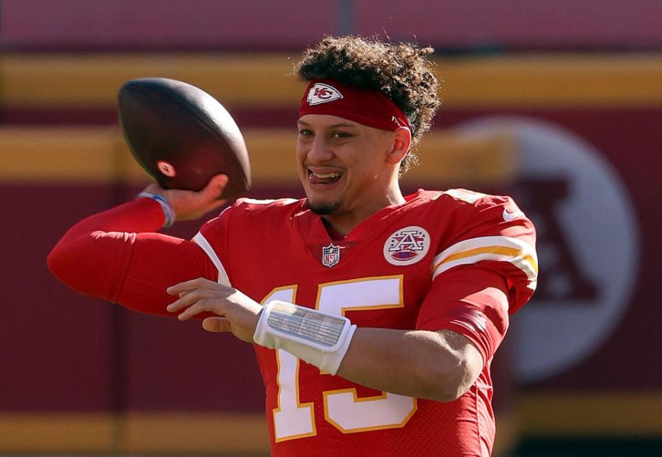 Patrick Mahomes has rested during week 17 and the byeGetty