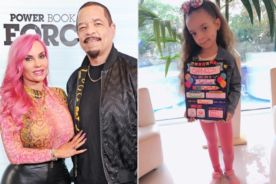 Coco Austin (L) and Ice-T attend the Power Book IV: Force Premiere at Pier 17 Rooftop on January 28, 2022 in New York City. (Photo by Jamie McCarthy/Getty Images for STARZ); https://www.instagram.com/p/CiNaFG7LZD9/ coco's profile picture coco Verified My baby......�� Definitely a bitter sweet day..... #1stdayofschool #1stgrade -@babychanelnicole 6h