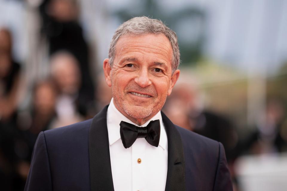 Bob Iger poses for photos at the premiere of 'Indiana Jones and the Dial of Destiny' in Cannes on May 18, 2023.