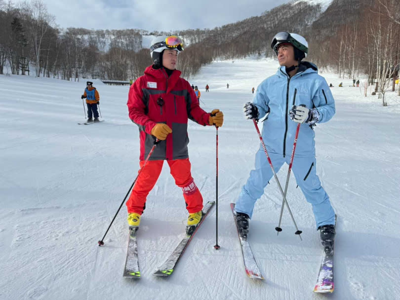 融融透露會接下節目主持除了圓夢外，主要是受到滑雪這項運動吸引。（圖／緯來育樂台提供）