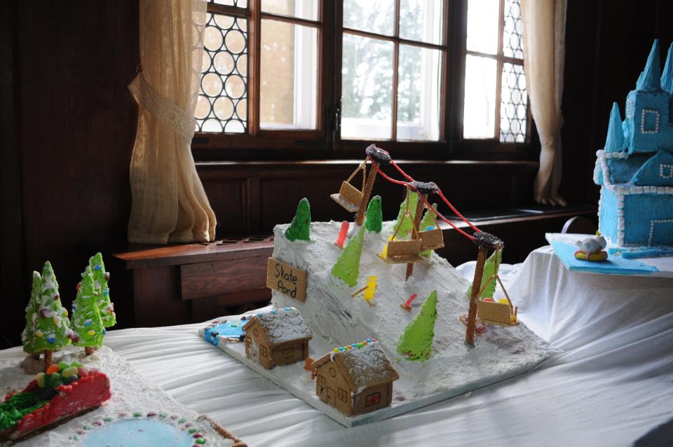 Kohler Foundation has unveiled the winners of its 27th annual Gingerbread Festival, which was held at the historic Waelderhaus in November and December 2023. Pictured is the Grades 6-8 winner by St. John Lutheran School (Mrs. MacGillis), 'Ski Resort.'