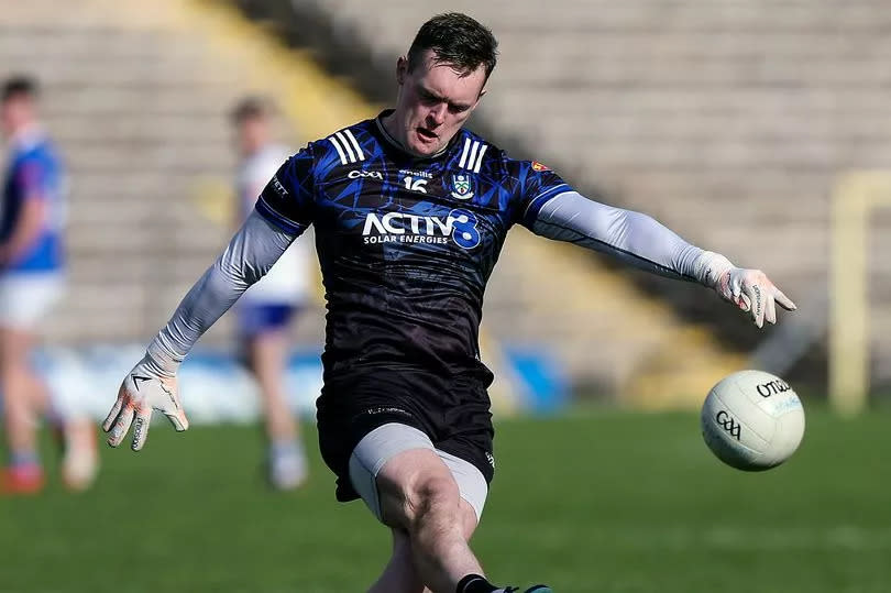 Monaghan's Rory Beggan kicks a point