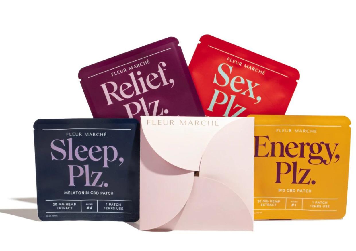 <p>This set of four transdermal patches is made with clean, plant-based ingredients, including USDA organic-certified cannabidiol and hemp. This set includes one each of four patches, Energy, Plz. for an energy boost; Sex, Plz. to increase libido; Relief, Plz. to help with workout recovery; and Sleep, Plz. to encourage a good night's sleep. </p><span class="copyright"> Fleur Marché </span>