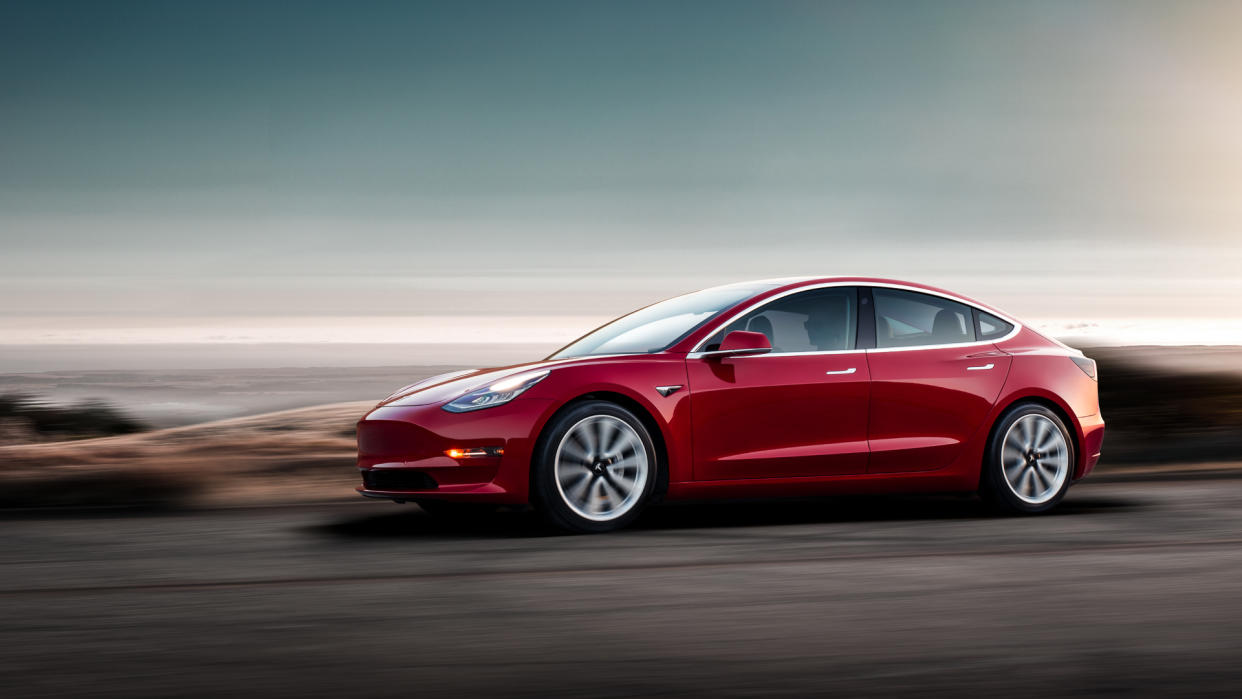 2020 Tesla Model 3 top vehicle