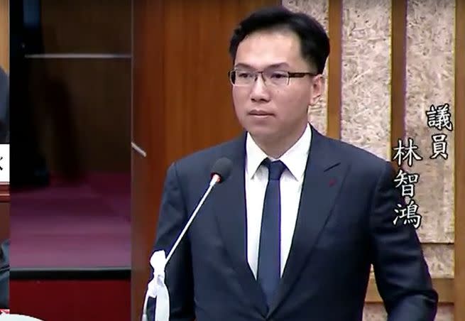 圖：市議員林智鴻爭取地方建設，以國際實踐的成功案例具體建議政策推動方向。（翻攝高市議會）