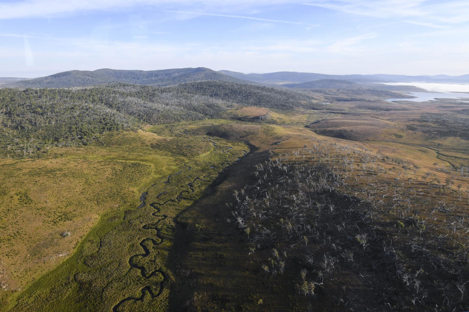 The helicopter crash happened in Kosciuszko National Park on Friday. Source: AAP