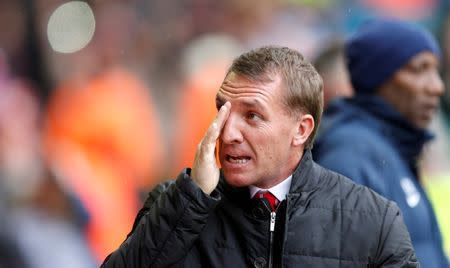 Liverpool v Queens Park Rangers - Barclays Premier League - Anfield - 2/5/15 Liverpool manager Brendan Rodgers Action Images via Reuters / Carl Recine