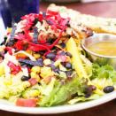 <div class="caption-credit"> Photo by: Thinkstock</div><div class="caption-title">Southwest "Fiesta" Salad</div><b>Where You'll Find it:</b> Applebee's, Au Bon Pain, Chili's <br> <br> <p> <b>Why it's Worse:</b> Typically, this type of <a rel="nofollow noopener" href="http://www.shape.com/healthy-eating/diet-tips/12-salads-worse-big-mac?page=3#" target="_blank" data-ylk="slk:salad;elm:context_link;itc:0;sec:content-canvas" class="link ">salad</a> (which also may go by Santa Fe style or just "Fiesta") is essentially a deconstructed taco or burrito: loaded with cheese, rice, and <a rel="nofollow noopener" href="http://www.shape.com/healthy-eating/diet-tips/12-salads-worse-big-mac?page=3#" target="_blank" data-ylk="slk:tortillas strips;elm:context_link;itc:0;sec:content-canvas" class="link ">tortillas strips</a> , not to mention add-ons like guac and sour cream, it can run anywhere from 800 to 1200 calories, 14g saturated fat, and more than 1400mg sodium. </p>