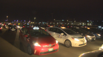 Hundreds of Winnipeg taxi drivers protest alleged mistreatment from cab owners