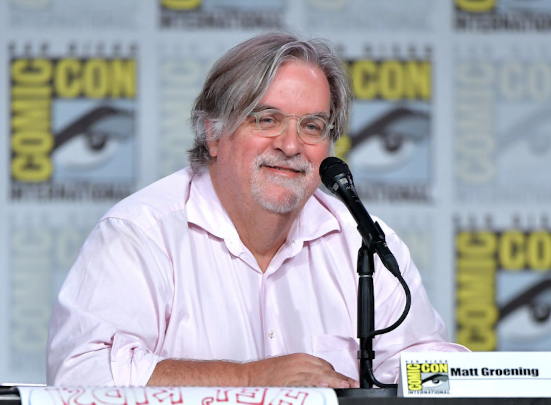 Matt Groening speaks at San Diego's Comic-Con International on July 20, 2019. (Photo: Amy Sussman/Getty Images)
