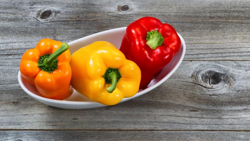 Close-Up Of Bell Peppers