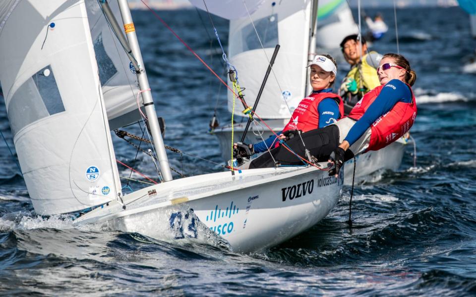 Eilidh McIntyre and Hannah Mills were crowned world champions in the 470 sailing class last year - Getty Images Europe