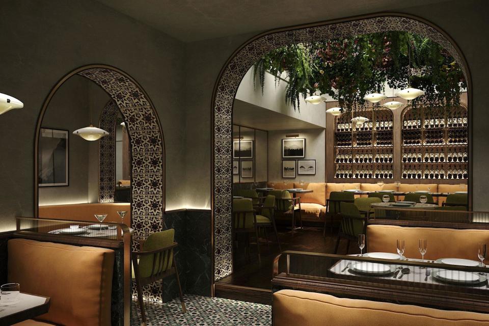 Sicilian style: a CGI mockup of Norma's main restaurant