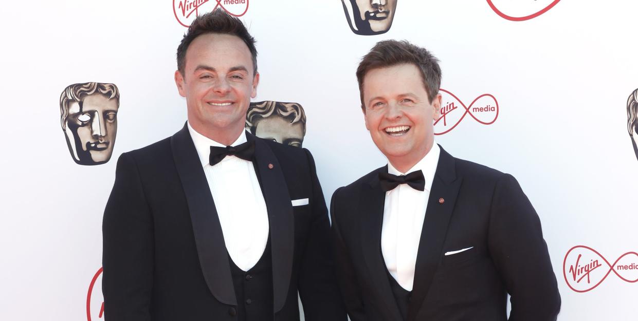 ant mcpartlin declan donnelly dress in traditional tuxedos