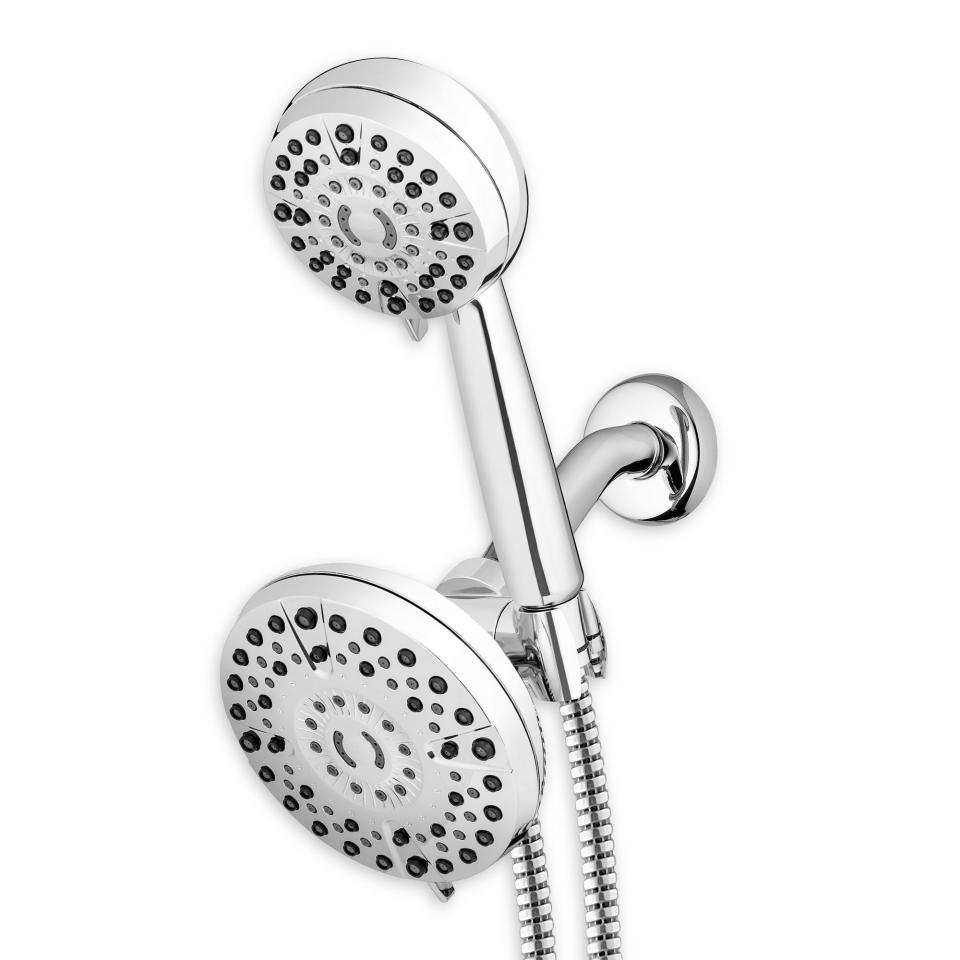 5) Chrome PowerPulse 2-in-1 Dual Shower System