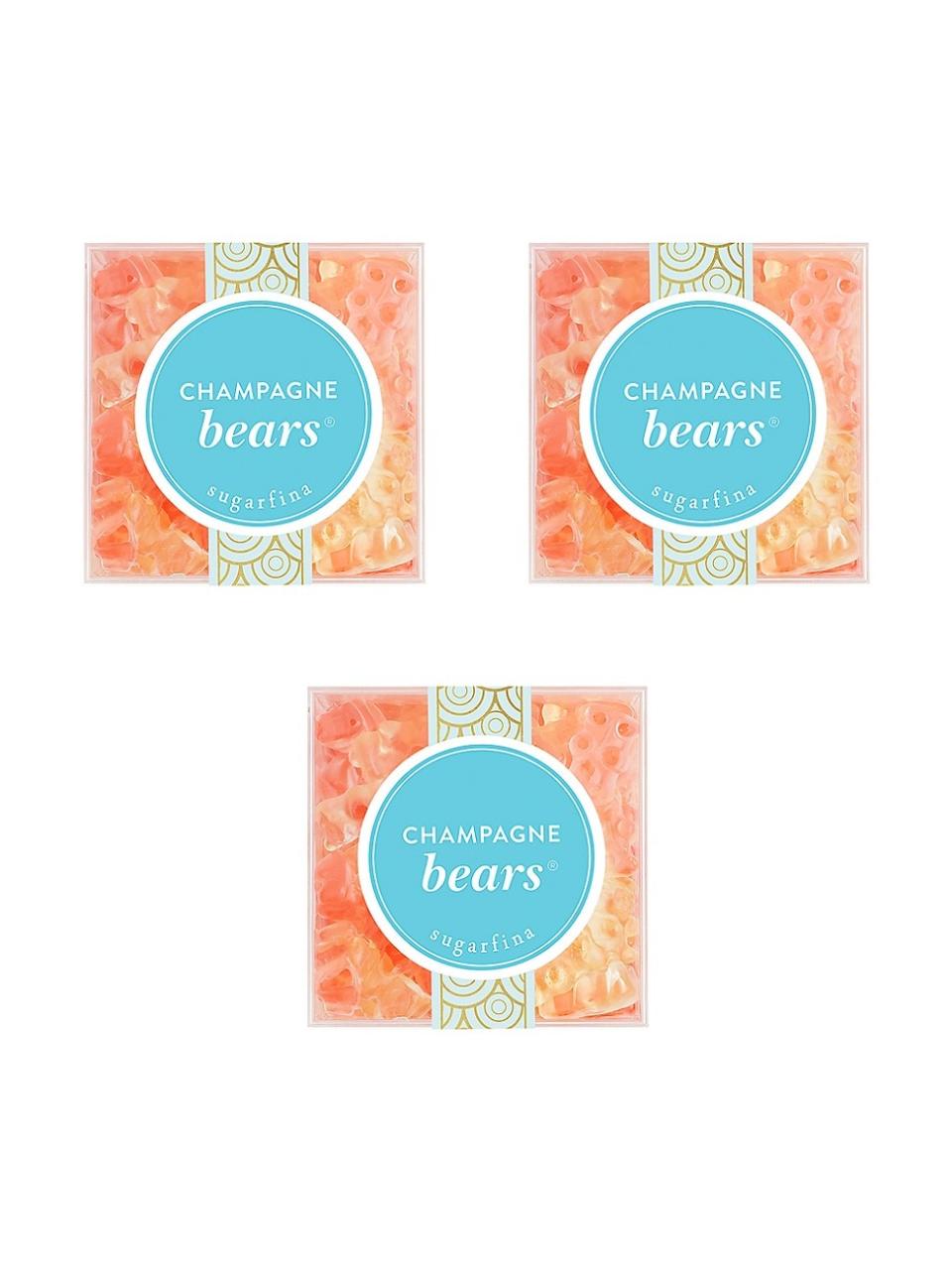 <p><a href="https://go.redirectingat.com?id=74968X1596630&url=https%3A%2F%2Fwww.saksfifthavenue.com%2Fproduct%2Fsugarfina-3-piece-champagne-bears-cube-set-0400016993572.html&sref=https%3A%2F%2Fwww.womansday.com%2Flife%2Fg28107872%2Fbaby-shower-favors%2F" rel="nofollow noopener" target="_blank" data-ylk="slk:Shop Now;elm:context_link;itc:0;sec:content-canvas" class="link ">Shop Now</a></p><p>Champagne Bears Cube Set</p><p>saksfifthavenue.com</p><p>$27.00</p><span class="copyright">Sugarfina</span>