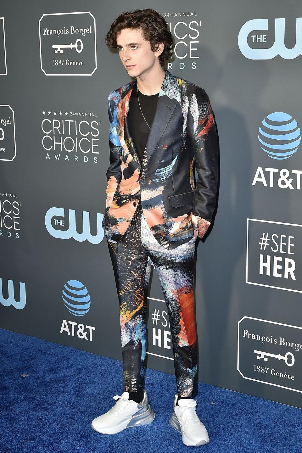 Timothee Chalamet attends the 24th Annual Critics' Choice Awards