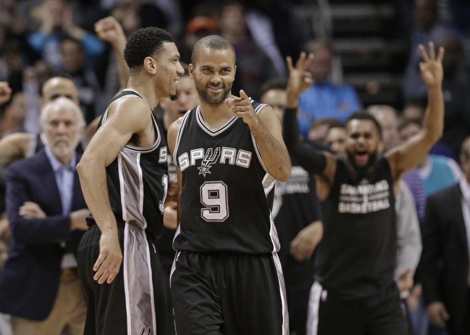 Tony Parker only made three field goals on Wednesday, but one of them was really big. (AP)