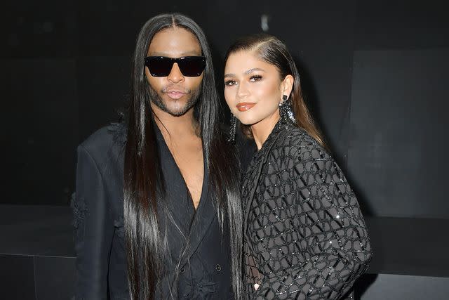 Dominique Charriau/WireImage Law Roach and Zendaya, Paris Fashion Week