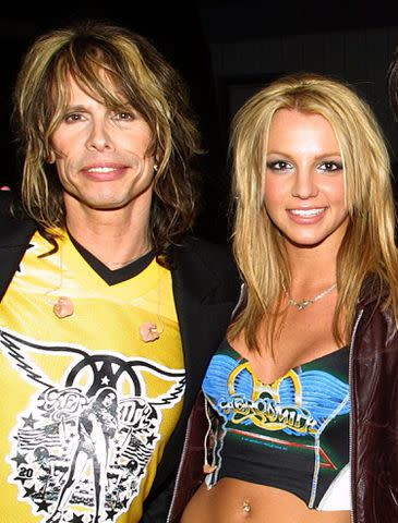 <p>KMazur/WireImage</p> Steven Tyler and Britney Spears